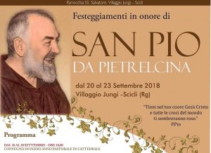 Scicli festa per Padre Pio da Pietralcina