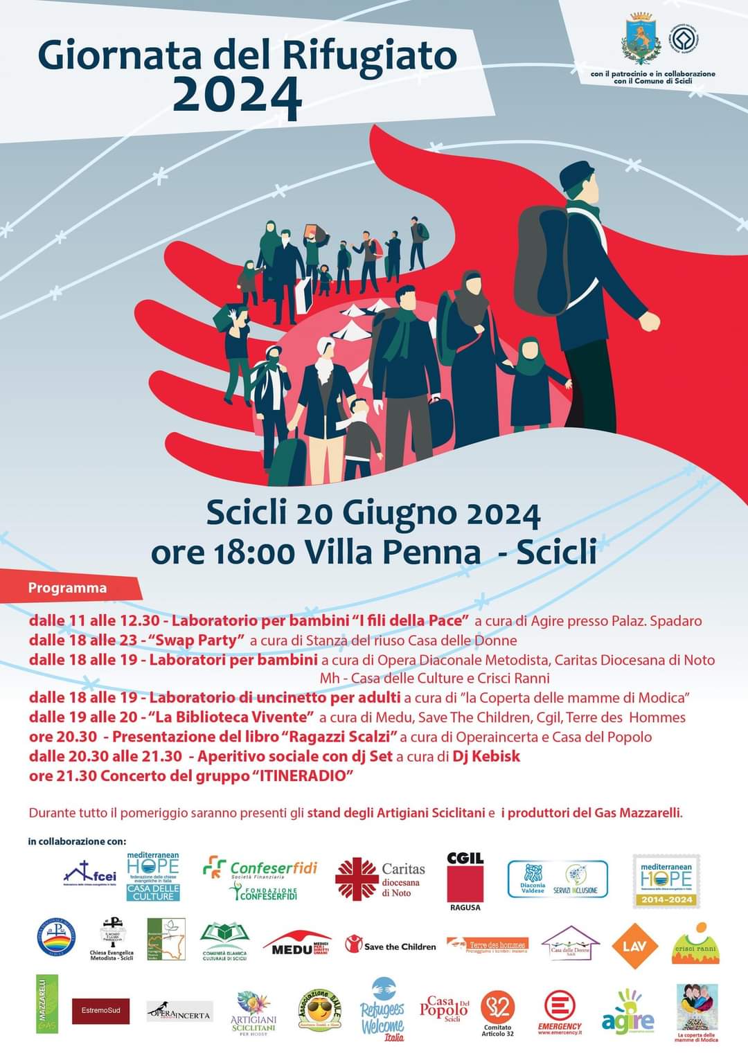 Giornata del rifugiato Scicli 2024